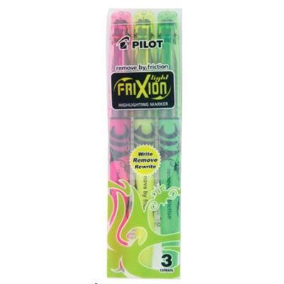 SW-FL-S3 - Pilot Frixion Light Erasable Highlighter, Pack of 3 (SW-FL-S3) HS