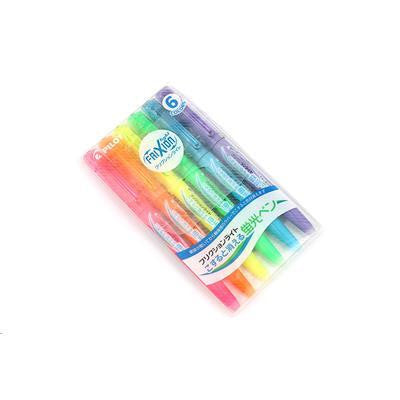 SW-FL-S6 - Pilot Frixion Light Erasable Highlighter, Pack of 6 (SW-FL-S6) HS
