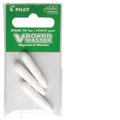 WBTIP-VBM-M - Pilot BeGreen V Board Whiteboard Marker Bullet Tips, Pack of 3 (WBTIP-VBM-M)