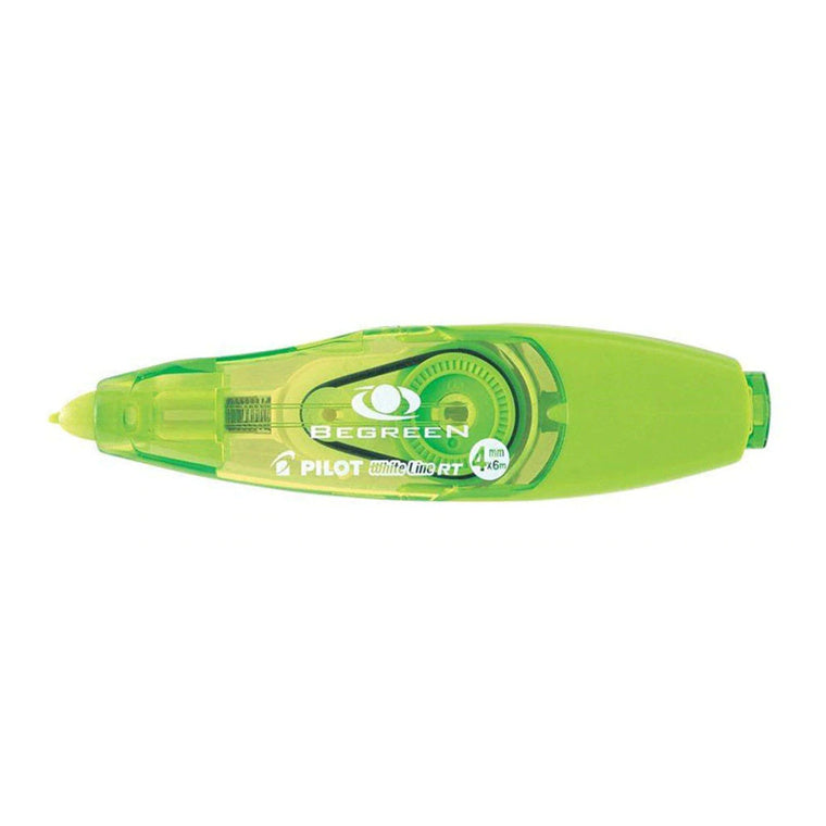 ECTE-25K-4G-BG - Pilot BeGreen WhiteLine RT Correction Tape 4mm x 6m (ECTE-25K-4G-BG)