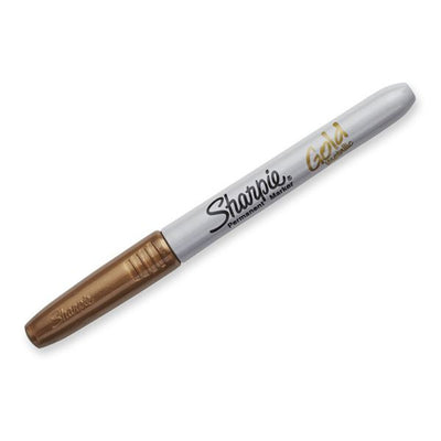 SHARPIE 1823889 - Permanent Marker (MOQ 12) Metallic Gold w/ fine point SH1823889