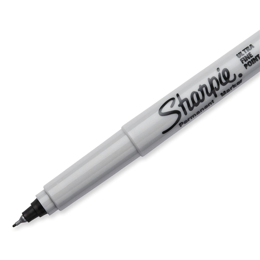 SHARPIE 37121 - S37121 Ultra Fine (MOQ 12) Black Permanent Marker Pen