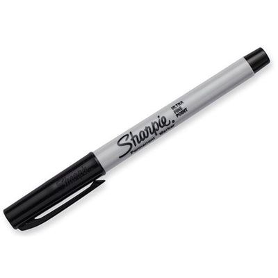 SHARPIE 37121 - S37121 Ultra Fine (MOQ 12) Black Permanent Marker Pen
