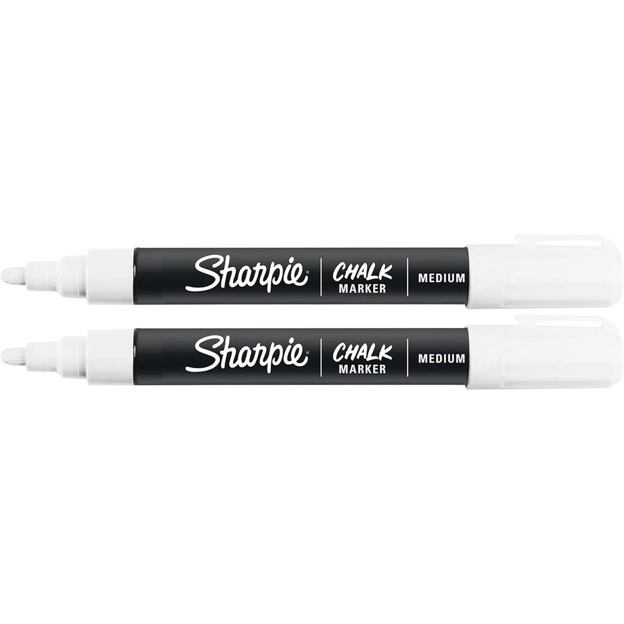 SHARPIE 2103010 - White Chalk Wet Erase Marker Pack of 2
