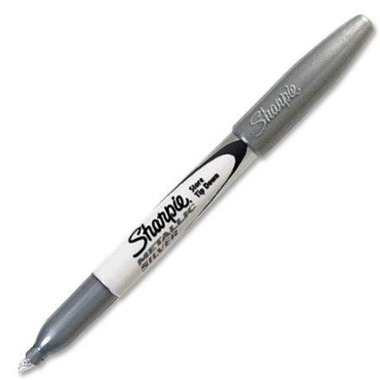 Sharpie 39013 Fine Silver Metallic Permanent Marker Pen