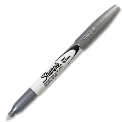 Sharpie 39013 Fine Silver Metallic Permanent Marker Pen