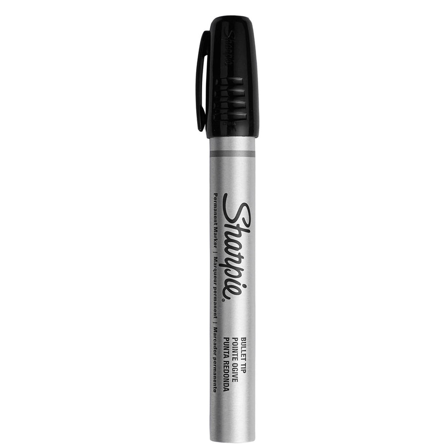 SHARPIE S20093047 - PRO Metal Aluminium Bullet Tip Black colour (MOQ 12) Permanent Marker