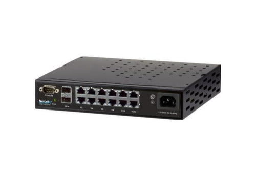 Netonix WS-12-250-AC - Managed Passive POE Switch 110 / 220 VAC 250 Watt Power Supply (12) Gbps POE Ports (2) SFP Uplink Ports Powers airFIBER / Mimosa / SAF WS-12-250-AC