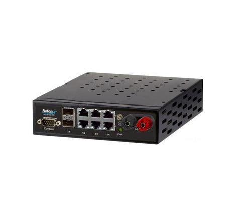 Netonix WS-8-150-DC - WS-8-150-DC 8 Port DC Powered POE Manged PoE Switch + 2 SFP Ports