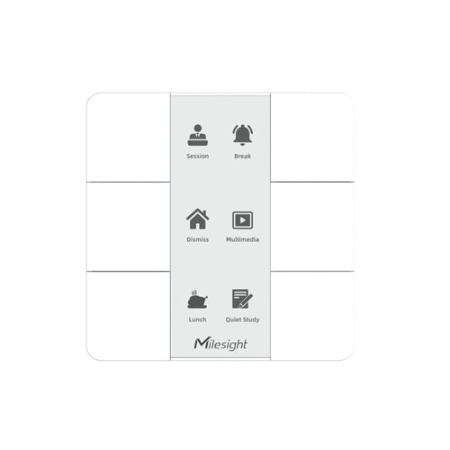 Milesight IoT WS136-915M - Milesight LoRaWAN AS923 IoT 6 Button Smart Scene Panel