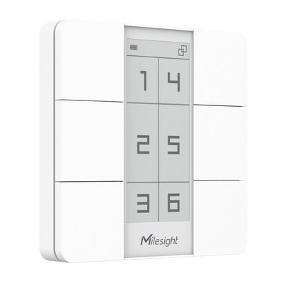 Milesight LoRaWAN AS923 6 Button Smart Scene Panel With E-Ink Display