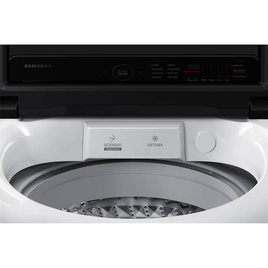 Samsung WA80CG5441BW Top Load Washer with BubbleWash - 8kg - White