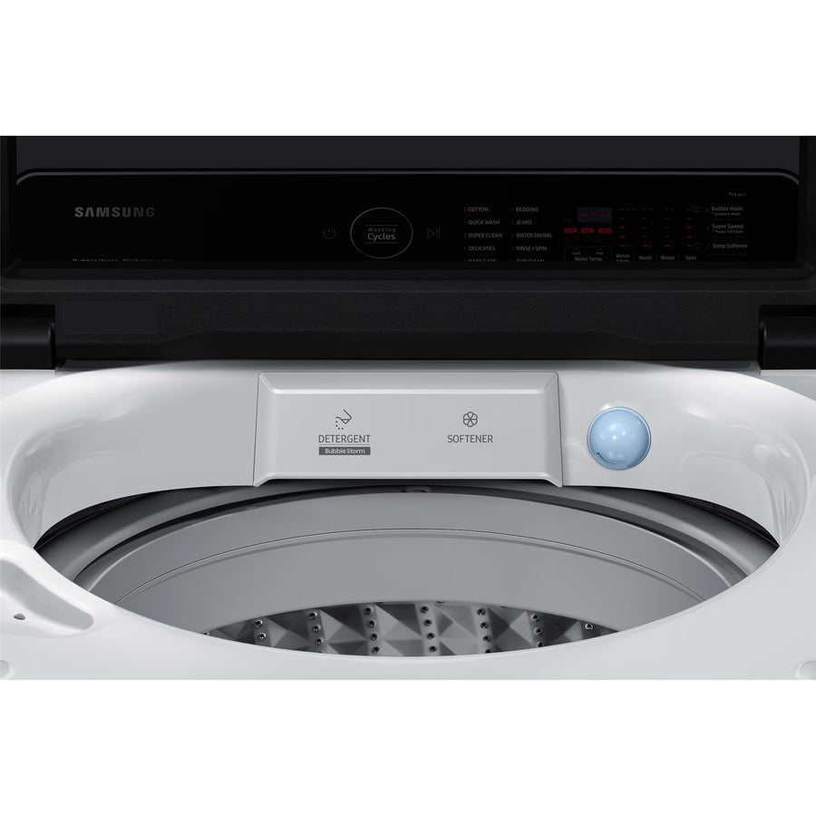 Samsung WA90CG6745BW Top Load Washer with BubbleWash - 9kg - White