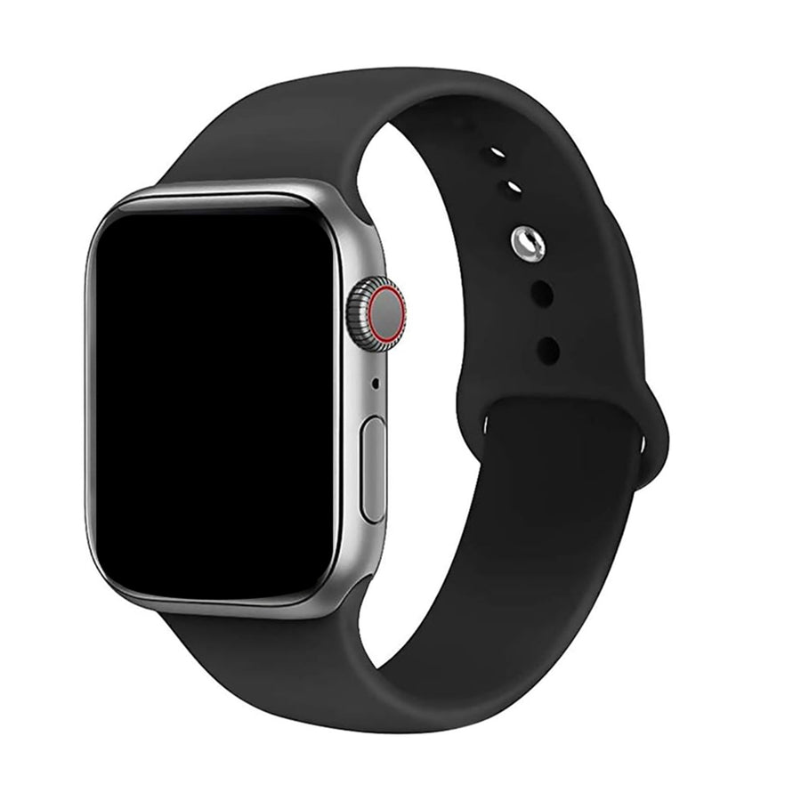 42mm/41mm/40mm/38mm - 4 Pack Silicone Sport Band for Apple Watch (Black/Starlight/Lavender/Pink Sand) , Includes S/M and M/L bands - Compatible with Apple Watch Series 11/10/9/8/7/6/SE/5/4/3/2/1/SE