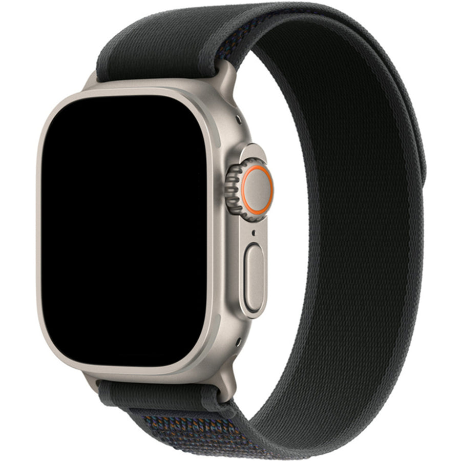 42mm/41mm/40mm/38mm - 4 Pack Nylon Sport Strap for Apple Watch (Black/Midnight Blue/Dark Green/Blue Grey) Compatible with Apple Watch Series 11/10/9/8/7/6/SE/5/4/3/2/1/SE