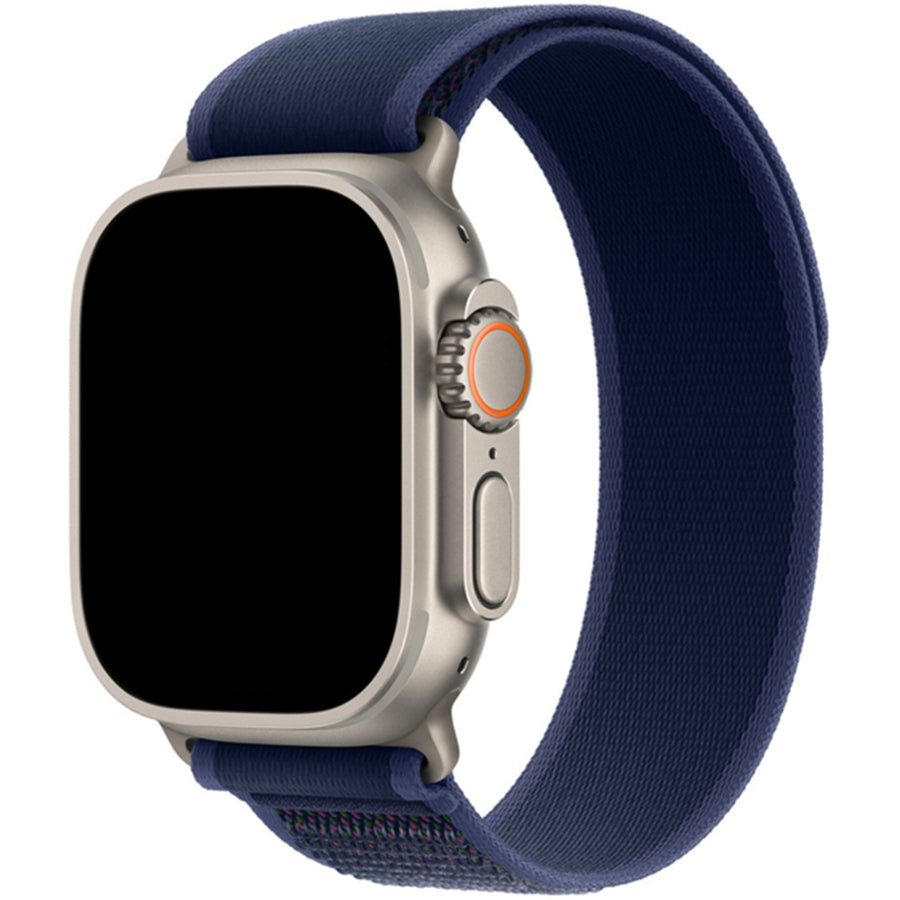 42mm/41mm/40mm/38mm - 4 Pack Nylon Sport Strap for Apple Watch (Black/Midnight Blue/Dark Green/Blue Grey) Compatible with Apple Watch Series 11/10/9/8/7/6/SE/5/4/3/2/1/SE