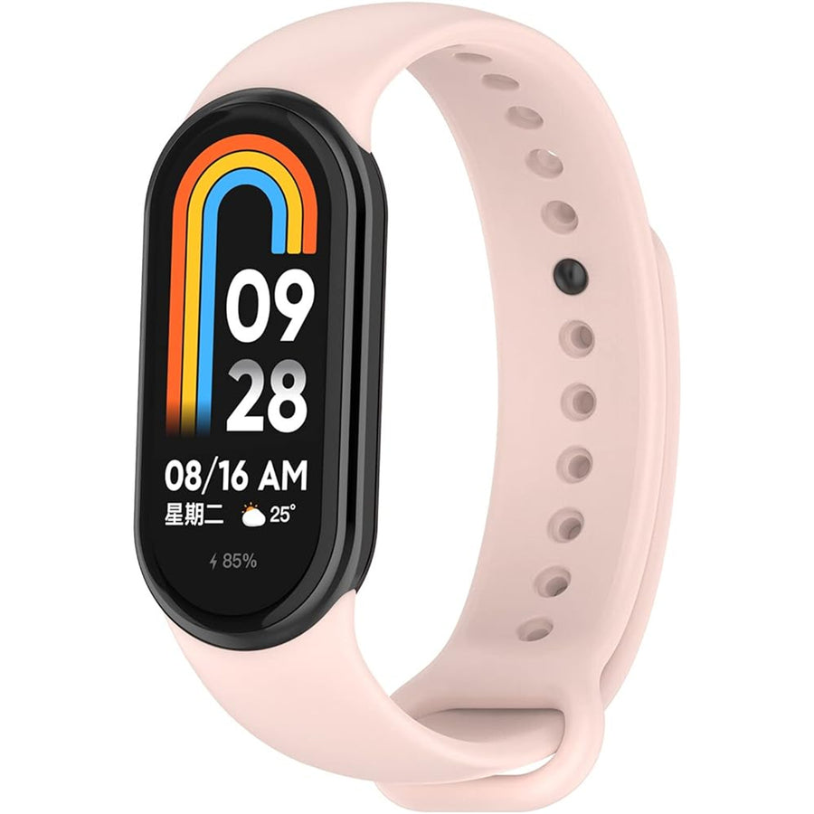 Silicone Strap for Xiaomi Smart Band 10 / 9 / 8 - Light Pink