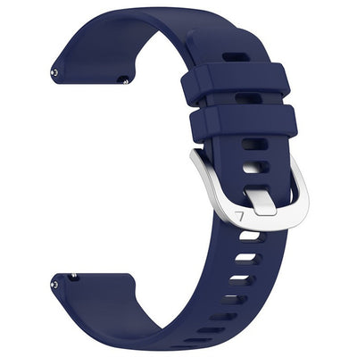 22mm Silicone Watch Strap - Blue - Compatible with Huawei GT6 Series(46mm)/GT5 Series(46mm)/Xiaomi Watch 2/2 Pro/Redmi Watch 5 Active/Oneplus Watch 2R