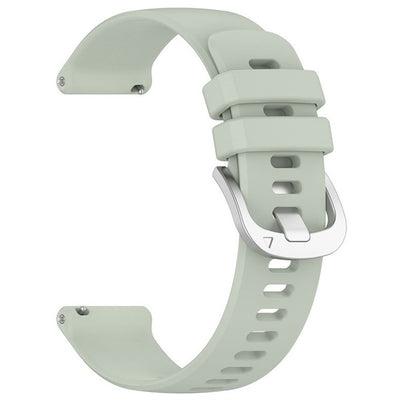 22mm Silicone Watch Strap - Light Green - Compatible with Huawei GT6 Series(46mm)/GT5 Series(46mm)/Xiaomi Watch 2/2 Pro/Redmi Watch 5 Active/Oneplus Watch 2R