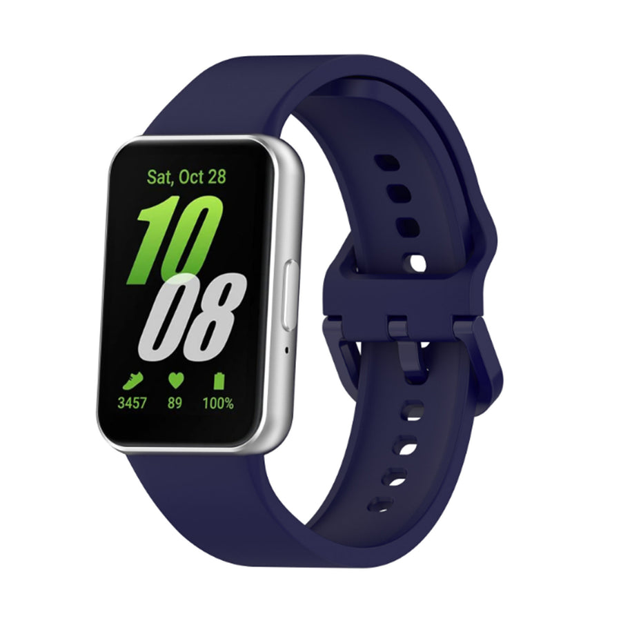 Silicone Galaxy Fit3 Strap - Navy Blue