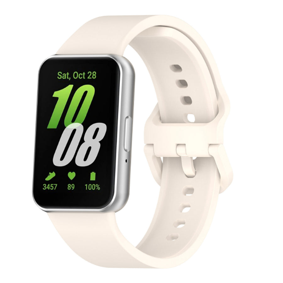Silicone Galaxy Fit3 Strap - Ivory