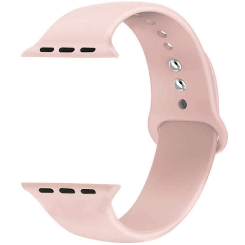 42mm/41mm/40mm/38mm - Pink Sand Silicone Sport Band for Apple Watch, includes S/M and M/L bands - Compatible with Apple Watch Series 11/10/9/8/7/6/SE/5/4/3/2/1/SE