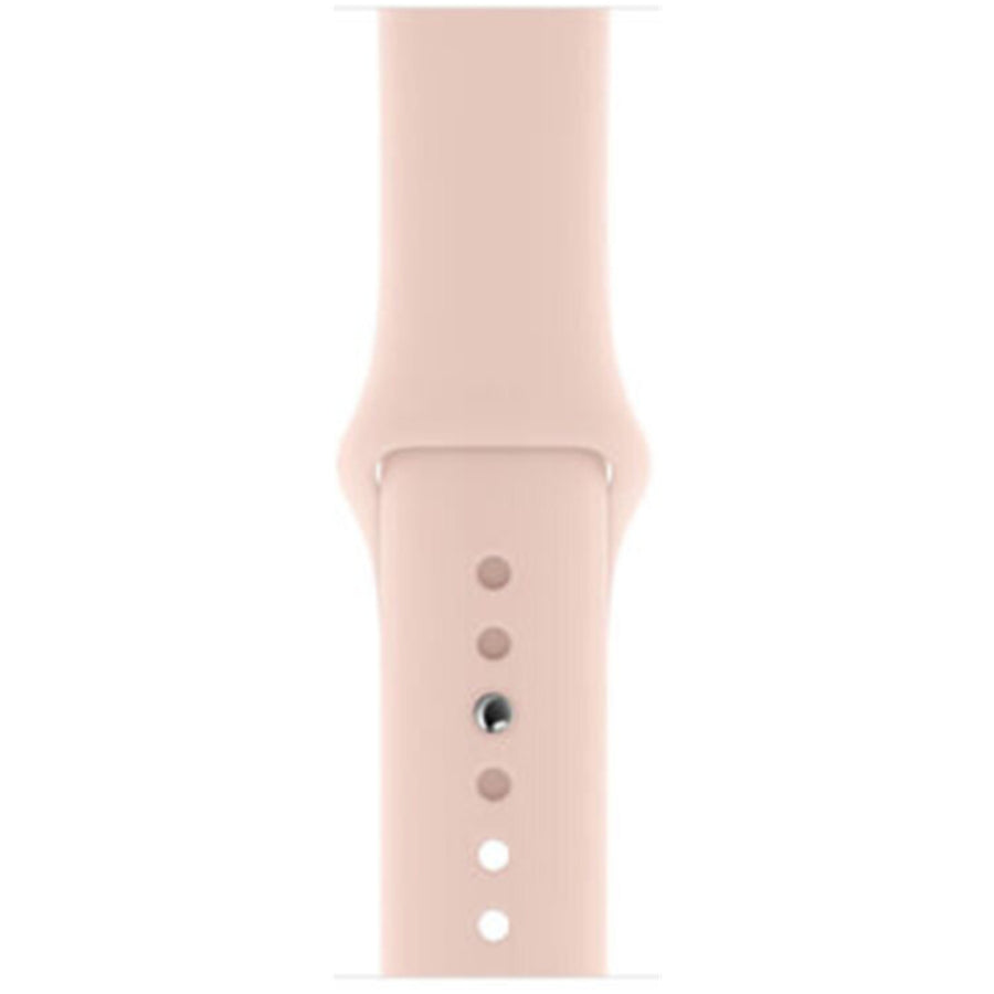 42mm/41mm/40mm/38mm - Pink Sand Silicone Sport Band for Apple Watch, includes S/M and M/L bands - Compatible with Apple Watch Series 11/10/9/8/7/6/SE/5/4/3/2/1/SE
