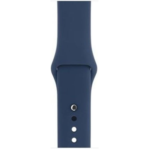 49mm/46mm/45mm/44mm - Midnight Blue Silicone Sport Band for Apple Watch Includes S/M & M/L Bands - Compatible with Apple Watch Ultra 1/2/3, Series 11/10/9/8/7/6/SE/5/4/3/2/1