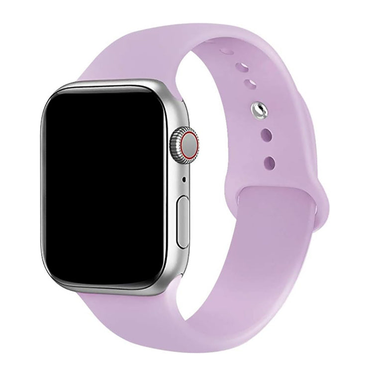 42mm/41mm/40mm/38mm - Lavender Silicone Sport Band for Apple Watch, includes S/M and M/L bands - Compatible with Apple Watch Series 11/10/9/8/7/6/SE/5/4/3/2/1/SE