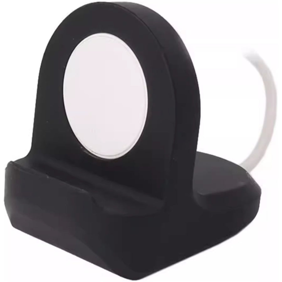 Silicone Apple Watch Charging Stand - White , Charging Cable Sold Seperatly, Non-Slip design, Comfortable Viewing Angle, Compatible With All Series - Watch Ultra3/2/1, Series 11/10/9/8/7/6/5/4/3/2/1/SE