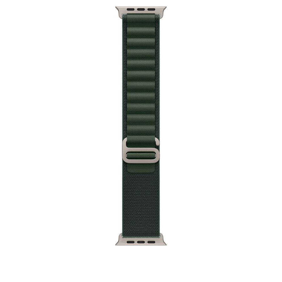 49mm/46mm/45mm/44mm - Dark Green Nylon Strap for Apple Watch , Compatible with Apple Watch Ultra 1/2/3, Series 11/10/9/8/7/6/SE/5/4/3/2/1