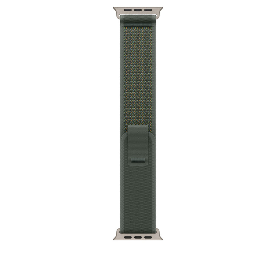 49mm/46mm/45mm/44mm - Dark Green Nylon Sport Strap for Apple Watch , Compatible with Apple Watch Ultra 1/2/3, Series 11/10/9/8/7/6/SE/5/4/3/2/1