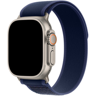 42mm/41mm/40mm/38mm - Midnight Blue Nylon Sport Strap for Apple Watch - Compatible with Apple Watch Series 11/10/9/8/7/6/SE/5/4/3/2/1/SE