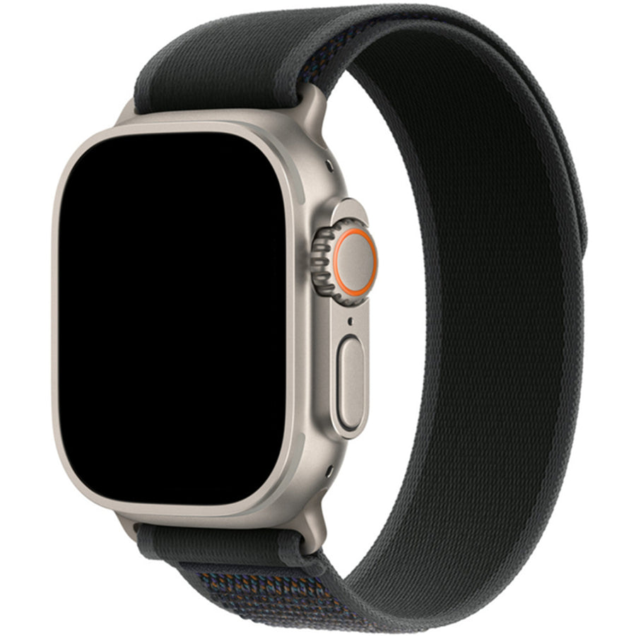 42mm/41mm/40mm/38mm - Black Nylon Sport Strap for Apple Watch, Compatible with Apple Watch Series 11/10/9/8/7/6/SE/5/4/3/2/1/SE