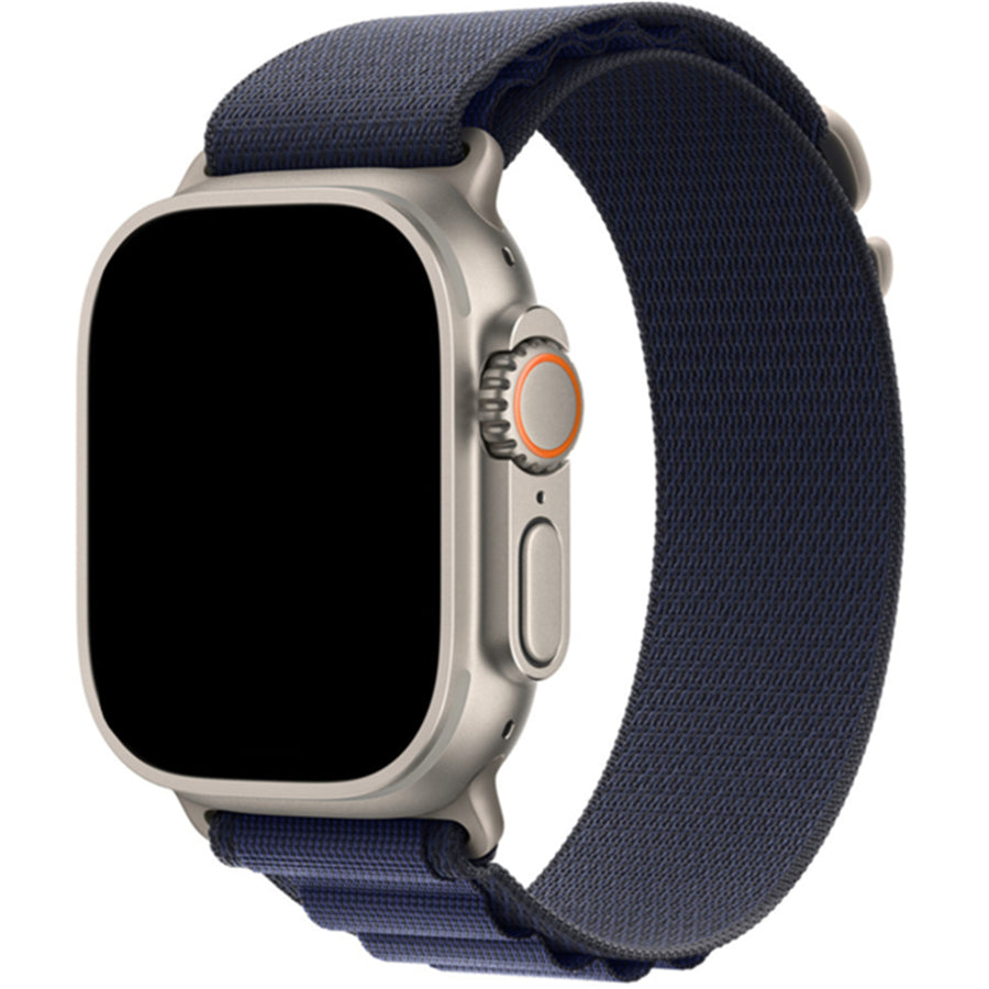 42mm/41mm/40mm/38mm - Navy Blue Nylon Strap for Apple Watch, Compatible with Apple Watch Series 11/10/9/8/7/6/SE/5/4/3/2/1/SE