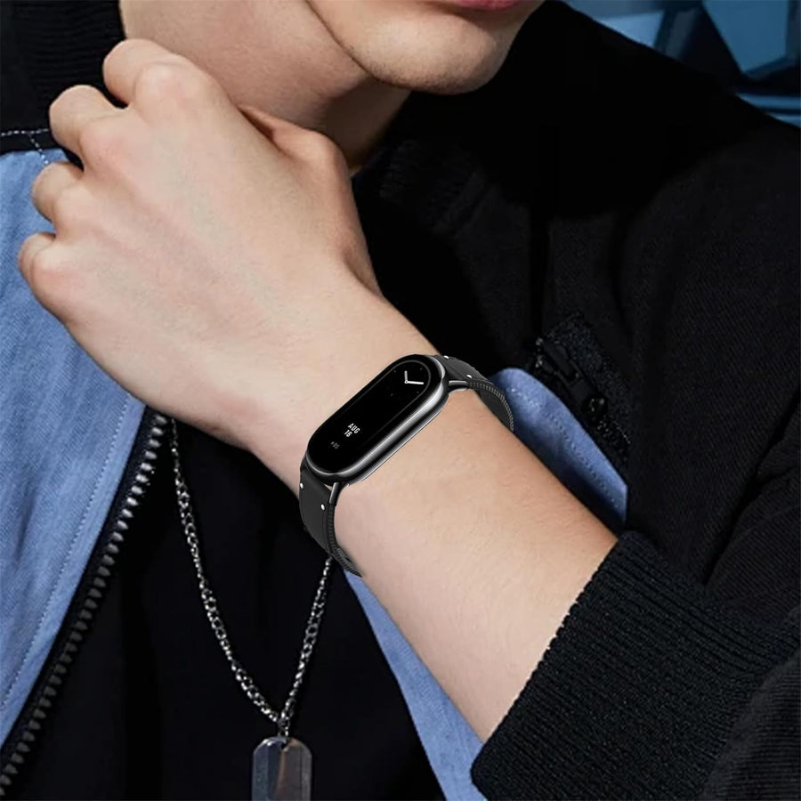 Fabric Strap for Xiaomi Smart Band 10 / 9 / 8 - Black