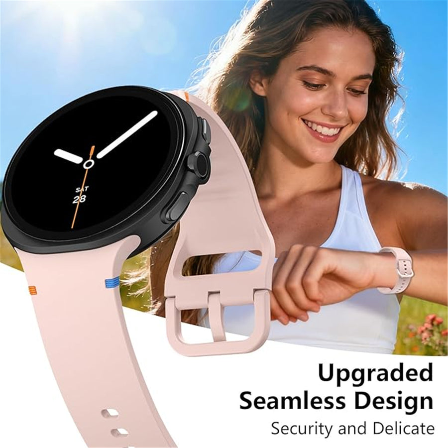 Silicone Galaxy Watch8 Strap 22mm (M/L) - Pink - Compatible with Galaxy Watch 8 40mm/Galaxy Watch 8 44mm/Galaxy Watch 8 Classic 46mm