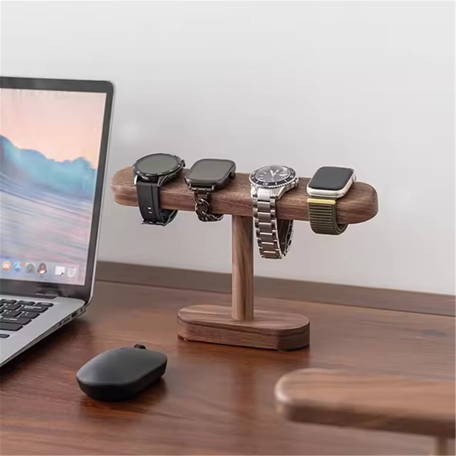 Wooden SmartWatch/Watch Organizer Holder (Watch Not Included) - Dimension 26cm(L)*13cm(W)*9.5cm(H)