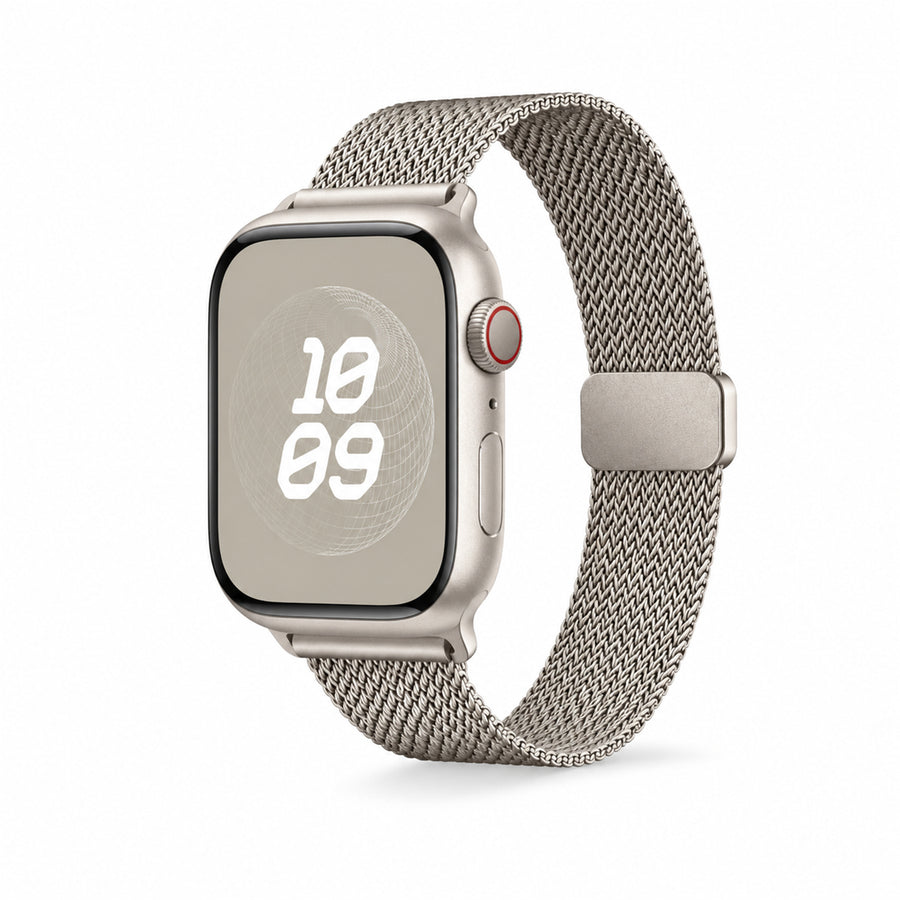 49mm/46mm/45mm/44mm - Startlight Stainless Steel Magnetic Strap for Apple Watch - Compatible with Apple Watch Ultra 1/2/3, Series 11/10/9/8/7/6/SE/5/4/3/2/1