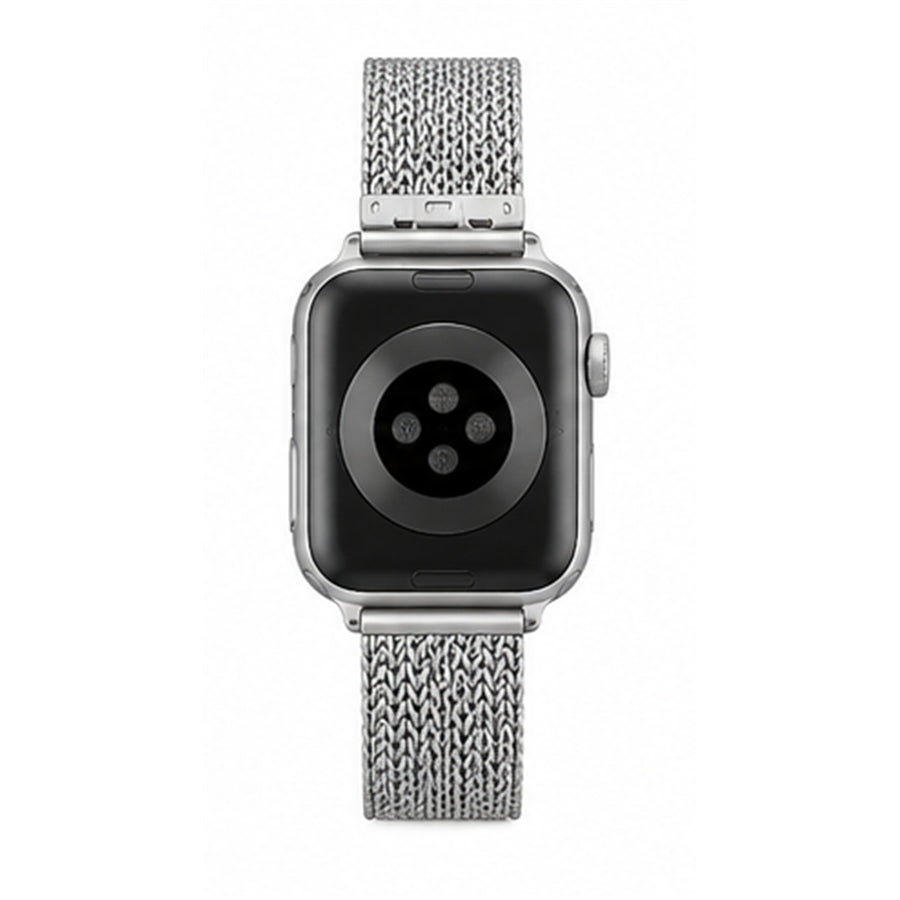 49mm/46mm/45mm/44mm - Silver Buckle Staniless steel Strap for Apple Watch - Compatible with Apple Watch Ultra 1/2/3, Series 11/10/9/8/7/6/SE/5/4/3/2/1