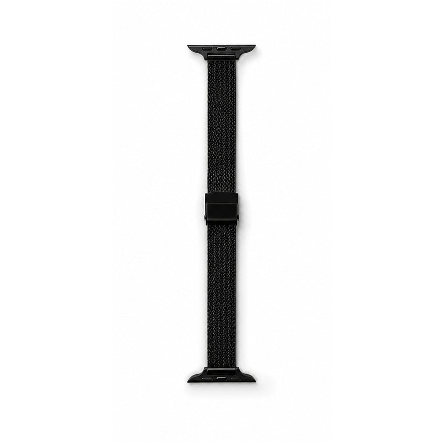 49mm/46mm/45mm/44mm - Black Buckle Staniless steel Strap for Apple Watch - Compatible with Apple Watch Ultra 1/2/3, Series 11/10/9/8/7/6/SE/5/4/3/2/1