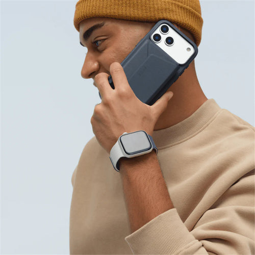 MOFT Apple Watch Band - Silicone - Wade Blue x Echo Gray - 42/41/40/38mm - Compatible with Apple Watch Series 11/10/9/8/7/6/SE/5/4/3/2/1/SE
