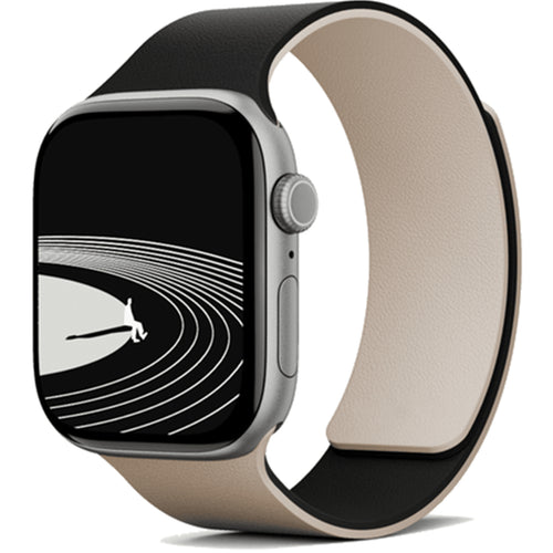 MOFT Apple Watch Band - Silicone - Vast Black x Stardust - 49/46/45/44mm - Compatible with Apple Watch Ultra 1/2/3, Series 11/10/9/8/7/6/SE/5/4/3/2/1