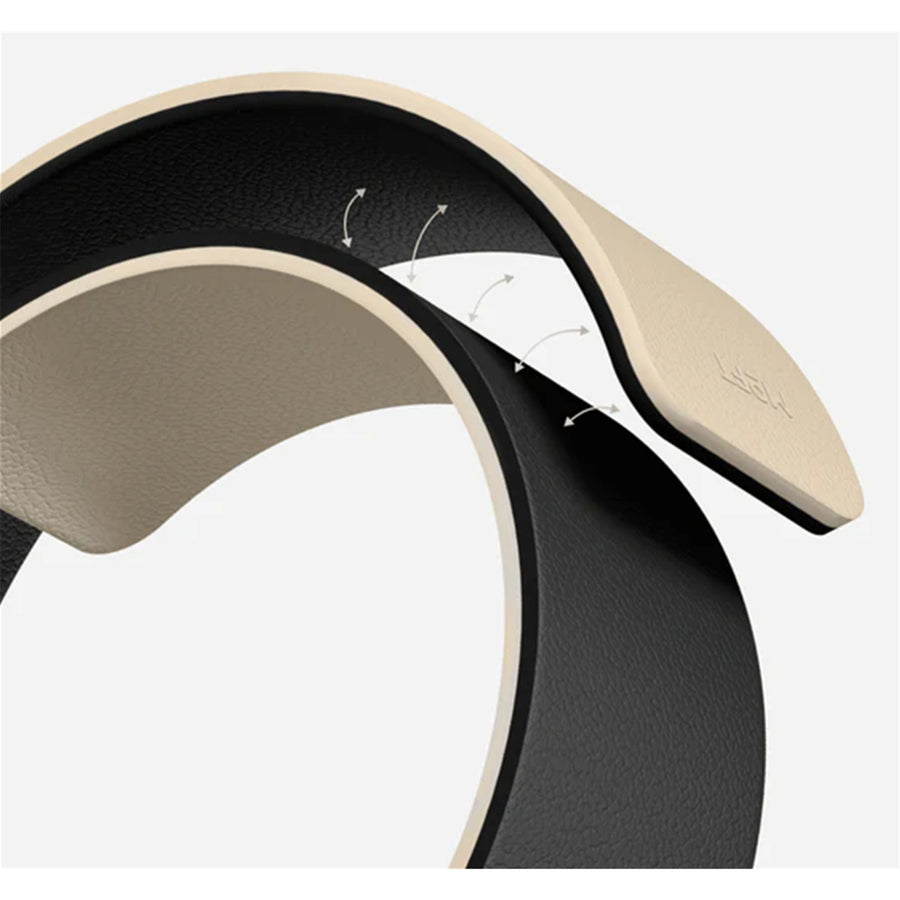 MOFT Apple Watch Band - Silicone - Vast Black x Stardust - 49/46/45/44mm - Compatible with Apple Watch Ultra 1/2/3, Series 11/10/9/8/7/6/SE/5/4/3/2/1