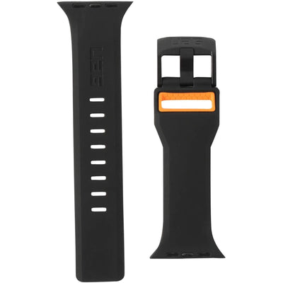 Urban Armour Gear UAG Civilan Strap - Apple Watch (44-46mm) - Black/Orange