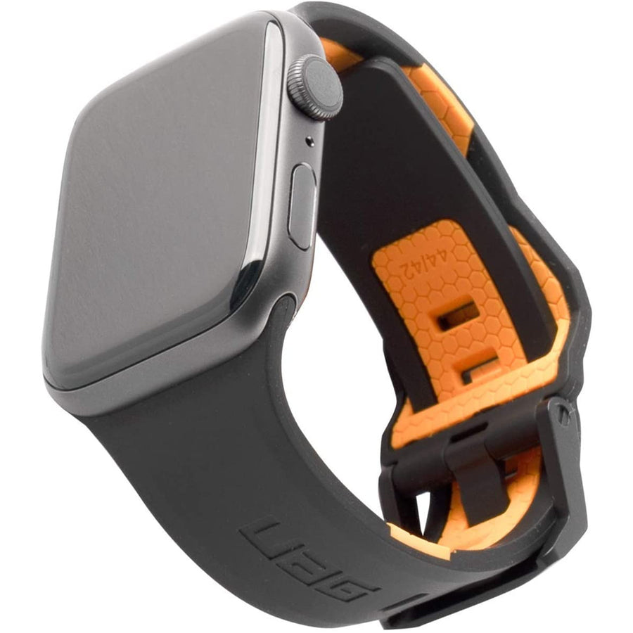 Urban Armour Gear UAG Civilan Strap - Apple Watch (44-46mm) - Black/Orange