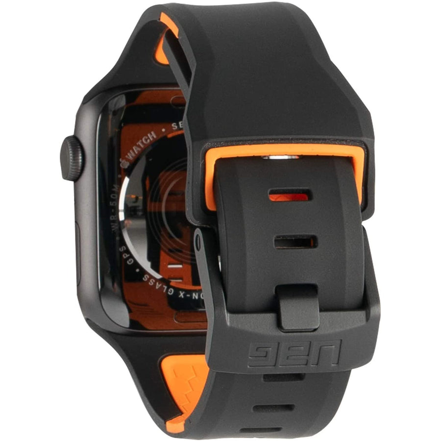 Urban Armour Gear UAG Civilan Strap - Apple Watch (44-46mm) - Black/Orange