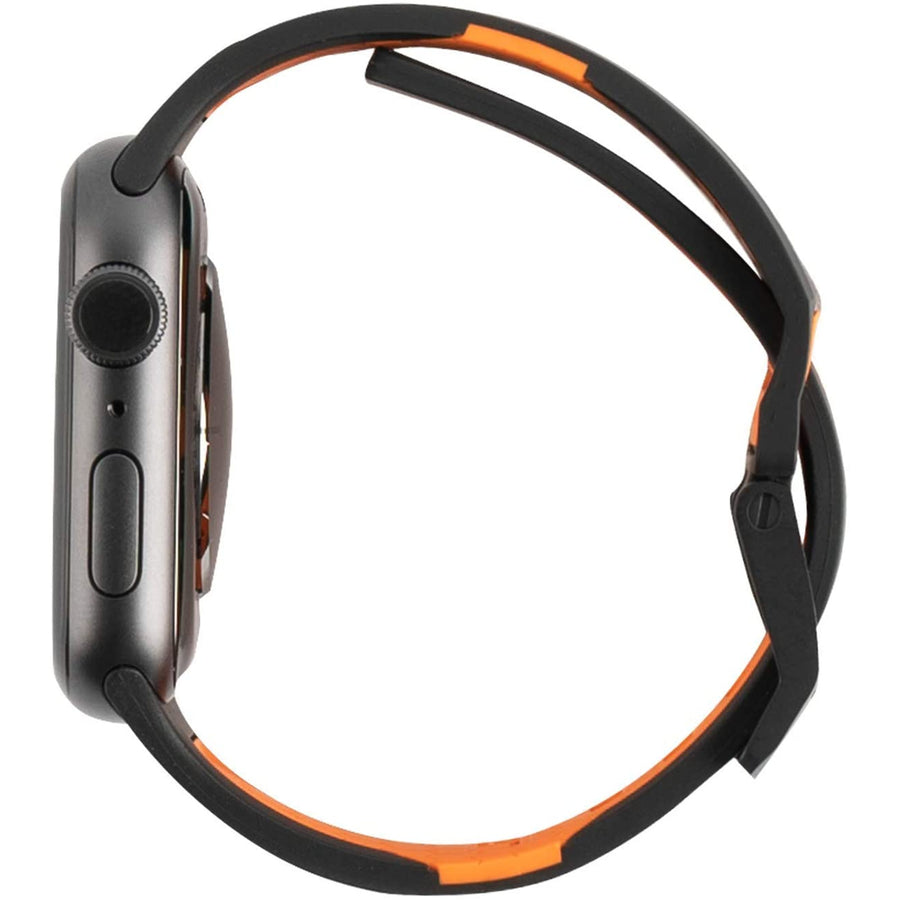 Urban Armour Gear UAG Civilan Strap - Apple Watch (44-46mm) - Black/Orange