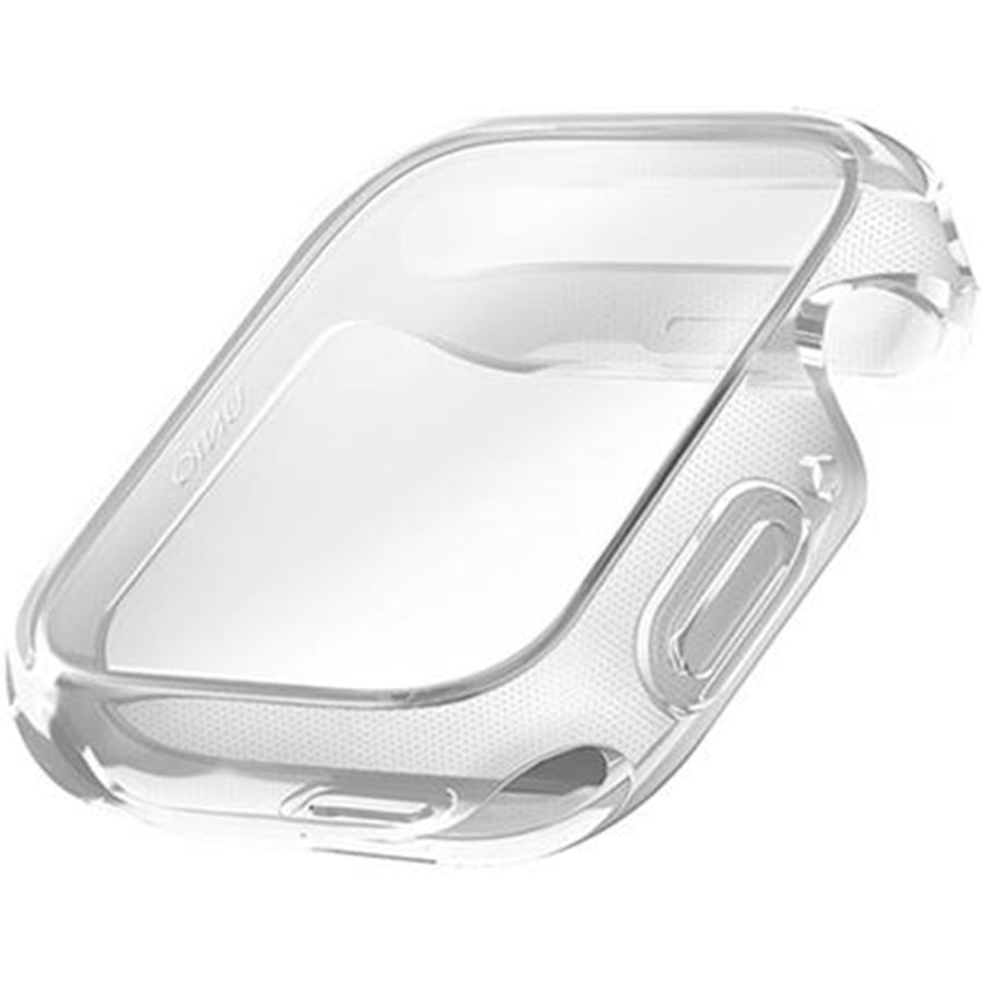 Uniq Apple Watch Series SE 3 / SE 2 (44mm) Grade Watch Protective Case - Clear - Slim hybrid - Co-moulded with 4H anti scratch - Screen Protection - High sensitive touch screen panel