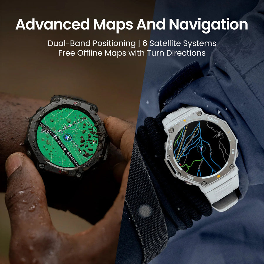 Amazfit  T-Rex 3 Rugged Smart Watch - Lava